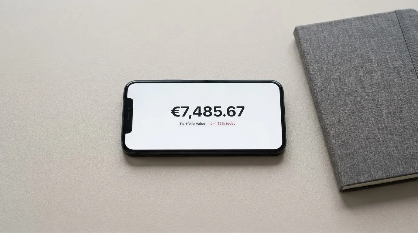 A phone showing a stablecoin transfer screen